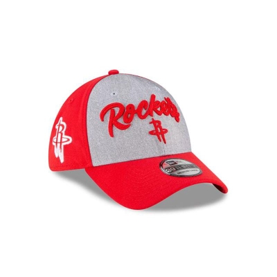 Houston Rockets Gorra | New Era NBA Draft 39thirty Stretch Fit Cap Mexico - Rojos
